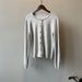 Yanshuang Korean Style Color-Block Striped Knitted Cardigan For Women, Autumn New Round Neck Versatile Thin Sweater_ecoleips.com