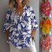 Women's Clothing New Fashion Digital Printing Long Sleeve Shirt_ecoleips.com