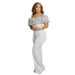 C8593 Cross-Border Women's Clothing 2024 New Off-Shoulder One-Shoulder Ruffle Sexy High-Waisted Solid Color African_ecoleips.com
