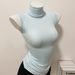 Slim-Fitting Sleeveless Top for Women Chic Solid Color Turtleneck T-Shirt Show off Great Figure_ecoleips.com