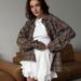 Verve Summer New Plaid Style Versatile Casual Turn-down Collar Long Sleeve Cardigan Shirt Polyester Cotton Blouse For Women_ecoleips.com