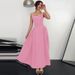 Women's Clothing 2025 Summer New Fashion Sexy Backless Zipper Slim Waist Strap Dress Wholesale_ecoleips.com