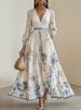 2025 European And American Hot Selling Printed Holiday Dress_ecoleips.com