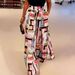 Women's Clothing Autumn New High Waist Loose Print Large Size Casual Wide Leg Pants_ecoleips.com
