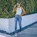 Women's Clothing Light Blue Stretch Skinny Jeans Women's Denim Jeans_ecoleips.com