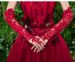 Women's Clothing Bride Black Lace Party Gloves Mesh Sleeves Wedding Dress Halloween Long Fingerless Over Elbow Transparent_ecoleips.com