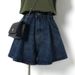 Non-elastic 2026 Summer Large Size Denim Mm Loose New Thin Word Wide Shorts High Waist Small Wide Legs_ecoleips.com
