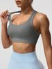 Seamless One-Piece Sports Bra With Wire-Free Support, Bust Enhancement, And Backless Design For Yoga And Outer Wear_ecoleips.com