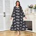 Women’s Clothing Muslim Women's Thin Dress Embroidery Large Size Loose Large Swing Islamic Robe_ecoleips.com