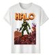 Women's T-Shirts Tshirt Muscle Freaks Combat Halo Style Video Game_ecoleips.com