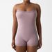 Women's Clothing Popular Lace Suspenders One Piece Boxer Crotch Nude Feeling Skin Friendly Abdomen Hip Lifting Yoga Clothes Sportswear_ecoleips.com
