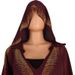 Cross-Border Women's Clothing Middle East Jalabia Chiffon Rhinestone Hooded Skirt Arabic Long Robe 8724#_ecoleips.com