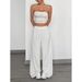 European And American Hip-hop Style Loose-fitting Solid Color Wide-leg Straight Casual For Women, 2025 Summer New Trendy_ecoleips.com