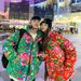 girl Street Style National Trend Jacket Northeast Large Coat Trendy Brand Loose Winter Thickened Flower Cotton Clothing Plus_ecoleips.com
