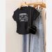 Women's Pure Cotton Short Sleeve T-Shirt Shoulder Cutout Summer Design Unique Style Pleated Waist Cinching Irregular Versatile Top_ecoleips.com