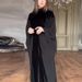 Women's Clothing Bat Sleeve Cape Loose Robe Dress_ecoleips.com