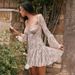 Women's Clothing Ins Lace New Trumpet Sleeve Tube Top Dress Sexy Hot Girl Casual Backpack Hip Short Skirt_ecoleips.com