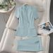 Women's Clothing Pink Suit Women's Summer Thin Work Clothes Professional Wear Temperament Goddess Style Work Clothes_ecoleips.com