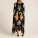 Women's Clothing New Spring V Neck Printed Loose Fashion Dress_ecoleips.com