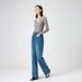 High-quality Vintage Straight-leg Jeans For Women, 2025 Spring New Style, High-waisted, Loose, Wide-leg, Four-way_ecoleips.com
