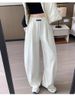Black Lamb Wool Sweatpants Women's Autumn And Winter 2025 New Large Size Fat Mm Loose Casual Wide-leg Banana Sweatpants_ecoleips.com