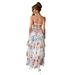 Women's Clothing Temperament Elegant Style Sling Print Thousand Layer Skirt Dress_ecoleips.com