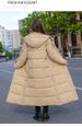K New Women's Cotton Coat, Super Long, Over-the-knee, Thickened, Fashionable, Loose Cotton Jacket; Versatile Cotton Coat; Cotton-ded Jacket. No Bag_ecoleips.com