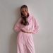 Women's Clothing Spring And Autumn New Women's Fashion Casual Loose Hooded Stand Collar Sweater Two Piece Set_ecoleips.com