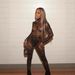 Women's Clothing Sexy Fashion Mesh Leopard Print Bodysuit For Women Sheer Long Sleeve Jumpsuit Romper Style Hot Selling_ecoleips.com
