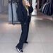 European American Cross-Border Sports Suit For Women, Autumn Winter Zipper Lazy Style Casual Hooded Sweatshirt With Full_ecoleips.com
