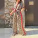Women's Clothing Women's Casual Leopard Print Contrast Edge Cardigan Metal Button Top Suit_ecoleips.com