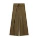 Women's Stripe Wide-Leg Palazzo Pants - Soft Wrinkle-Resistant Flowy Trousers For Elegant Casual Style_ecoleips.com