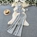 Women's Halter Neck Tie Vest High Waisted Wide Leg Pants Two Piece Set Slim Fit Summer Resort Style Clothing_ecoleips.com