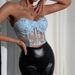 Women's Clothing Hot Girl Fish Bone Top Pure Desire Sling Lace Steel Ring Tube Top Slim Underwear_ecoleips.com