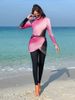 Women's Clothing Tight Long Sleeved Trousers Conservative Hot Spring Muslim Swimsuit_ecoleips.com