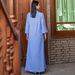 Women's Clothing New Half High Collar Heavy Industry Party Dress Middle East New Fashion MUSILIN Long Dress_ecoleips.com