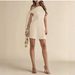 Elegant Off-Shoulder Tie-Detail Knitted Dress - Sexy A-Line Mini Dress With Sleeveless Design For Women_ecoleips.com