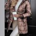 Winter Women's Hooded Longline Puffer Jacket, 3-Zip Design, Detachable Hood, Lightweight Warm Coat For Commuting, Travel_ecoleips.com