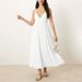 Women's Fashion Backless V Neck Suspender Dress Solid Color American Style Spring New Arrivals Sexy Clothing_ecoleips.com
