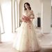 Wedding Dress, Fashionable Off-the-shoulder Gown, 2026 New Model, Host Performance Outfit, Light Luxury Niche, Runaway_ecoleips.com