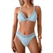 Women's Clothing Swimsuit Split Bikini Blouse_ecoleips.com
