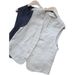 Women's Clothing cotton and linen! Layering without fear of hot summer, versatile and slim vest_ecoleips.com