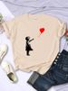 Let'S Fly Love Balloons Prints Womens T-Shirt Soft Breathable Short Sleeve Street Hip Hop Trend Tops Casual Female Tee Clothing_ecoleips.com