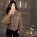 Women's Clothing Autumn And Winter New High Quality Imitation Fox Fur Collar Temperament Lady Knitted Cardigan Coat Splicing Sweater Women_ecoleips.com