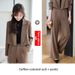 Petite Women's Clothing Wide Leg Trouser Suit Stylish Professional Look Elegant Outerwear For Spring And Autumn_ecoleips.com