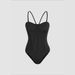Summer Export Style European American Girl Patchwork Shapely Bodysuit Sexy Slim Fit Backless Solid Color Women's Jumpsuit Romper_ecoleips.com