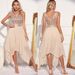 Women's Clothing Sexy chiffon stitching sequin dress _ecoleips.com