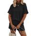 Women's Clothing Summer New Women's Short Sleeved Casual Suits Pajamas Tops Suits Home Clothes_ecoleips.com