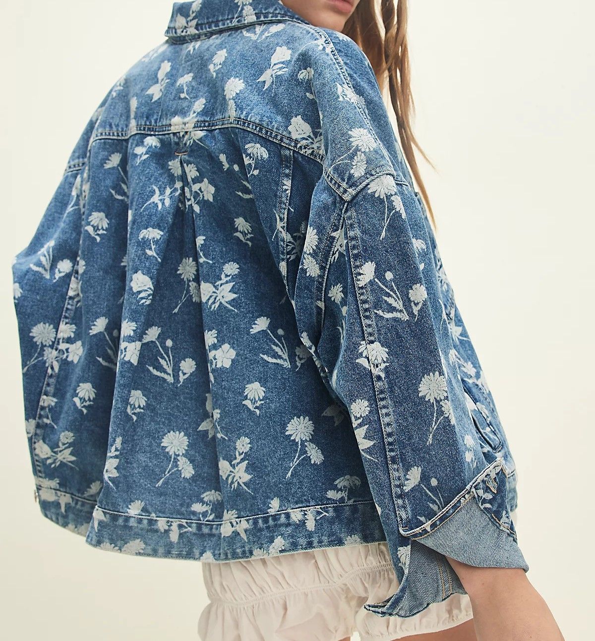 Autumn New Denim Jacket Women's Print Loose Denim Jacket_ecoleips.com