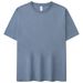 Women's Clothing Retro Pure Cotton Short Sleeved T Shirt High Street Fashion Brand Drop Shoulder Ami Khaki Wide Version Bottom_ecoleips.com